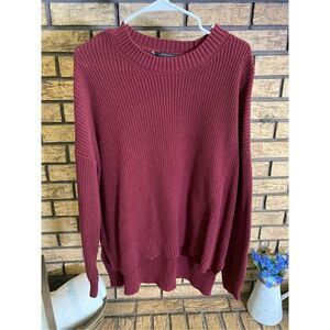 BCBG Max Azria Oversized Ribbed‎ Knit Sweater